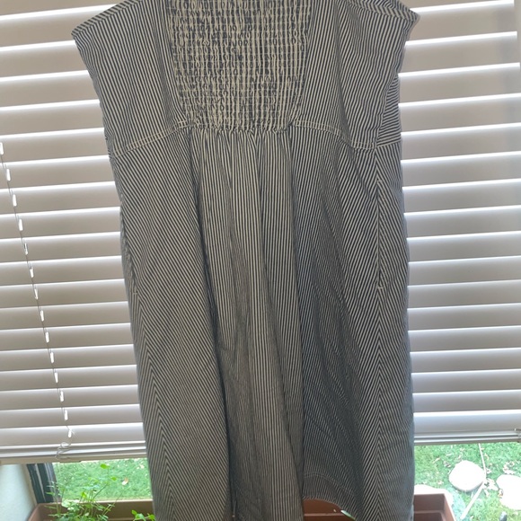 Size XL Universal Thread Goods CO, blue and white stripped button up dress. - Picture 3 of 3